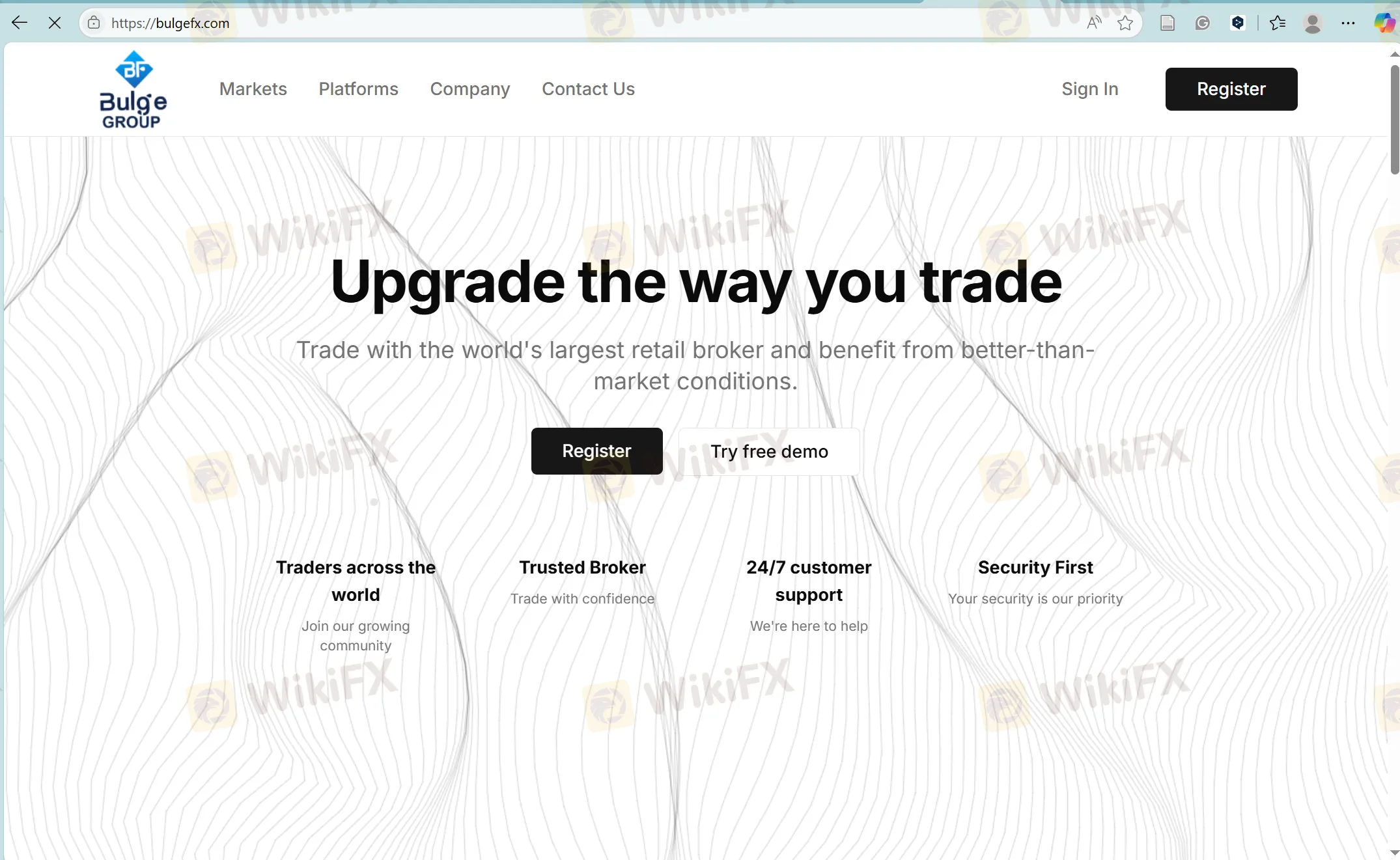 Bulge Group's homepage Bulge Group's homepage