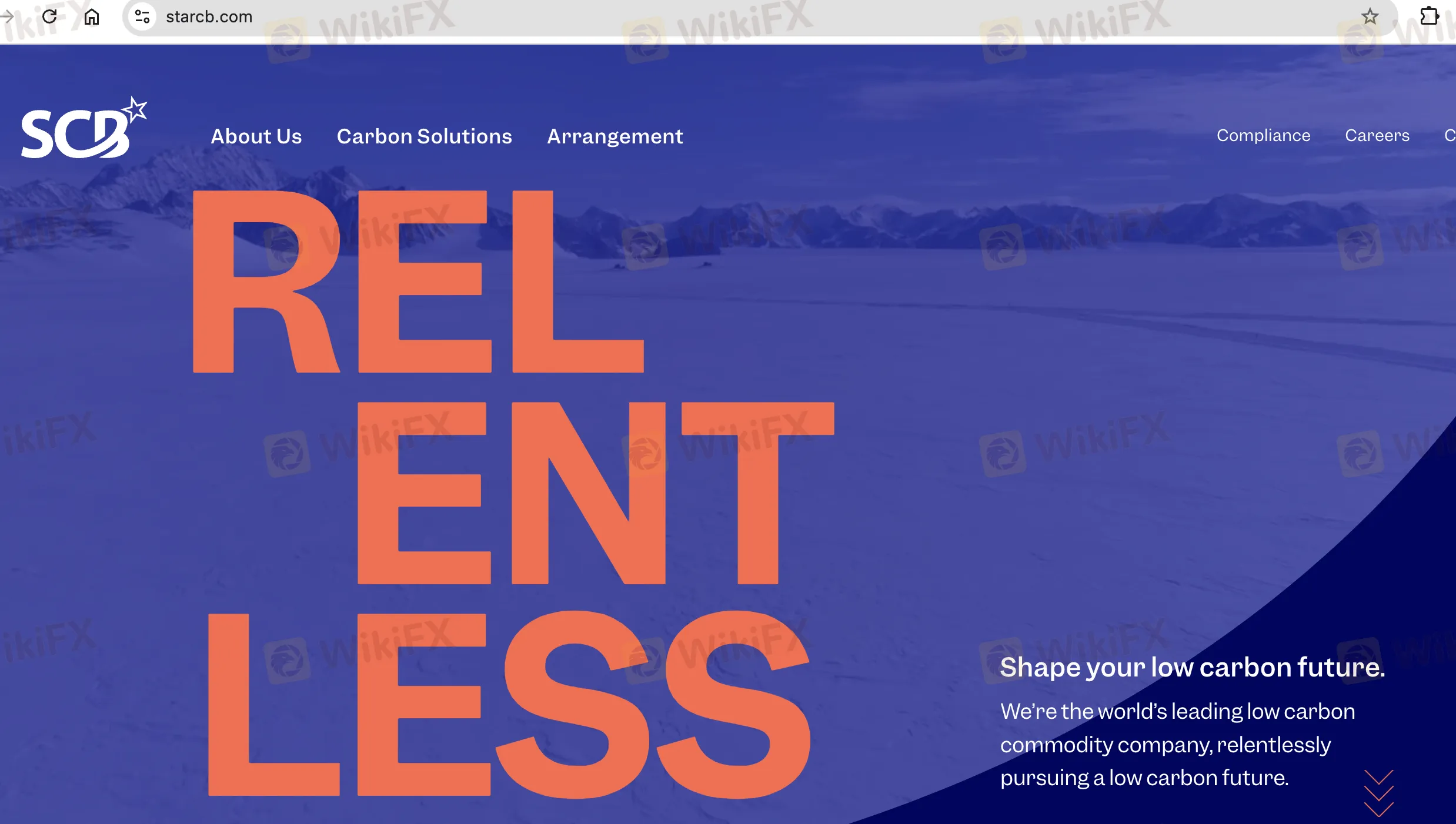 SCB's homepage