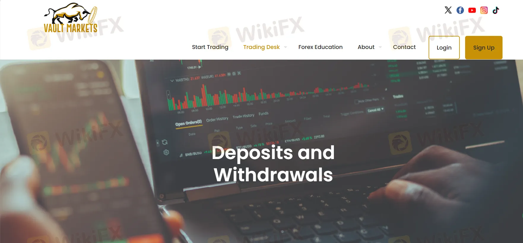 Deposit and Withdrawal