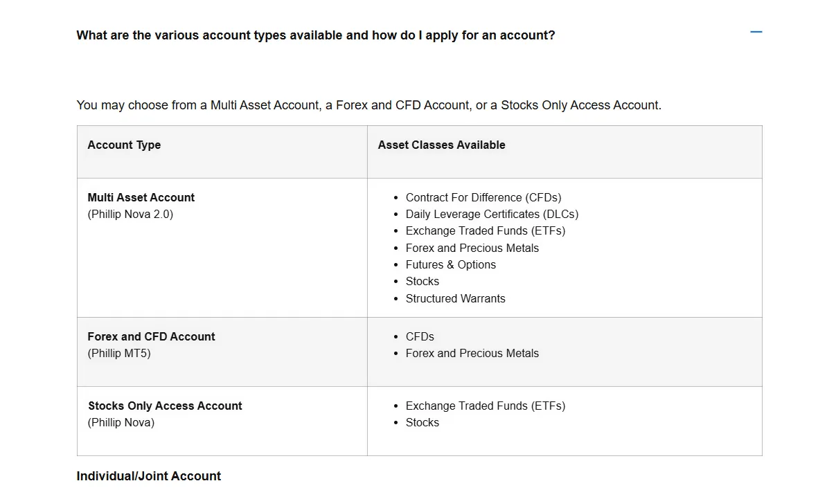 Account Type Account Type