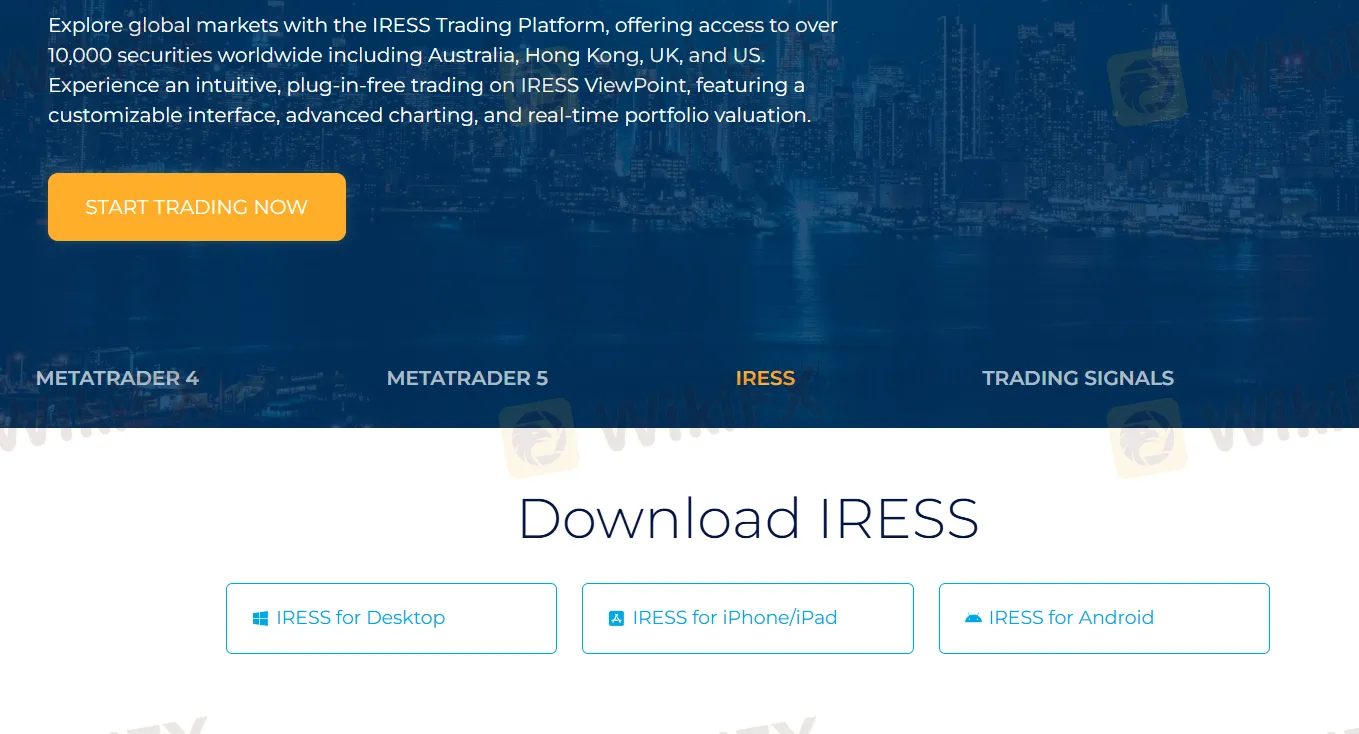 Plateforme de trading