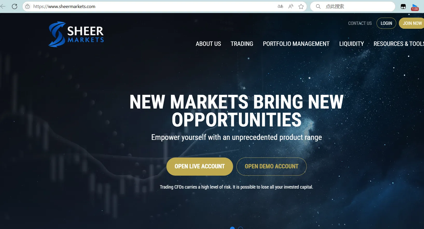 Informações sobre Sheer Markets Informações sobre Sheer Markets