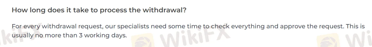 Deposit and Withdrawal