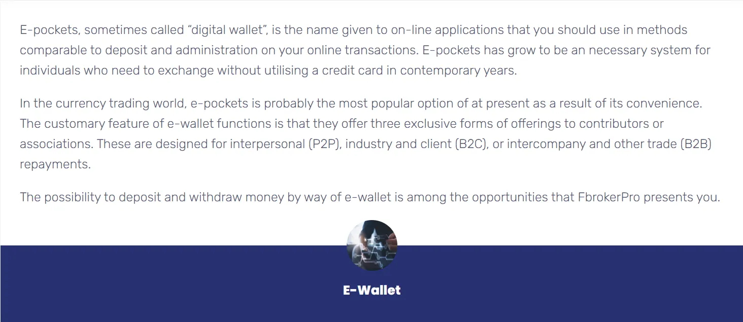 Deposit and Withdrawal Deposit and Withdrawal
