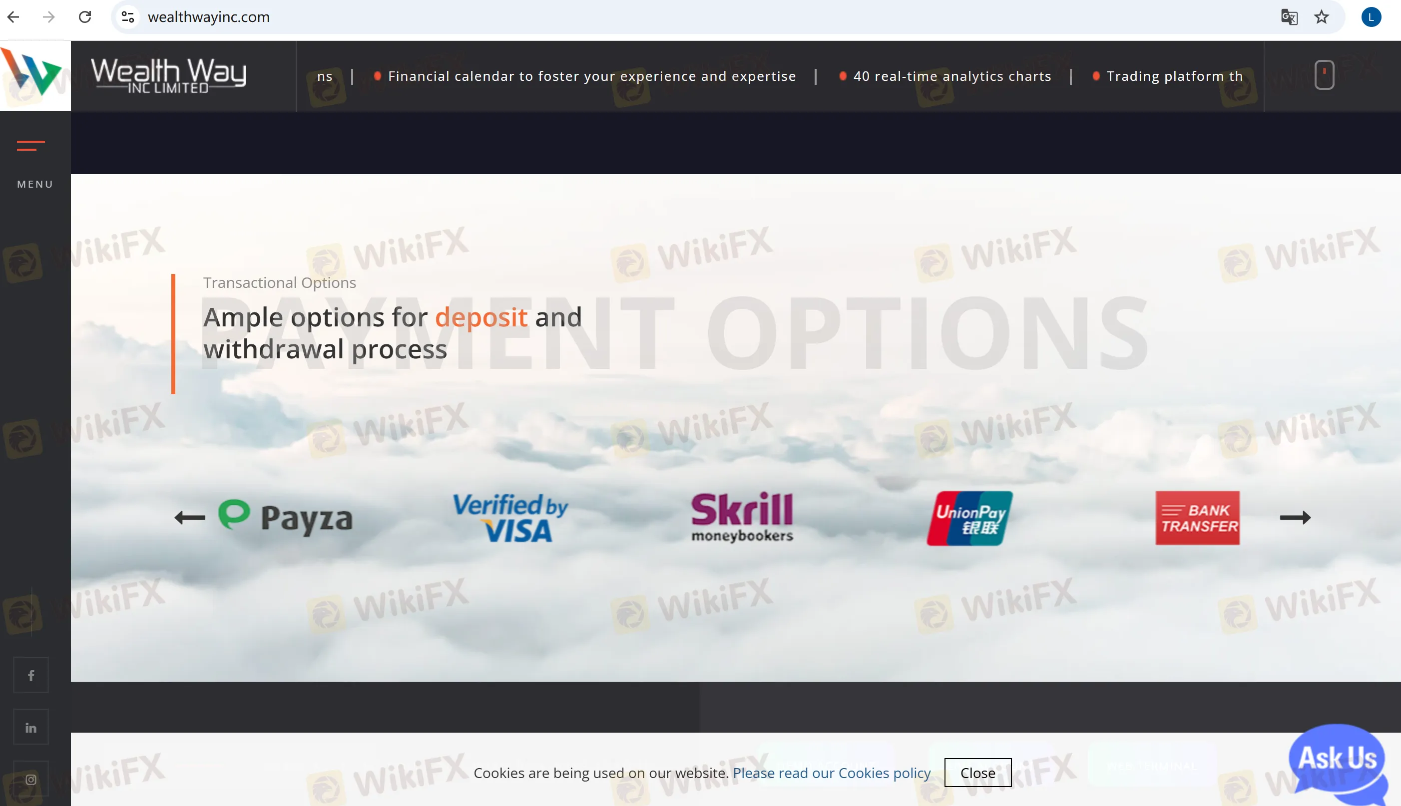 Deposit and Withdrawal