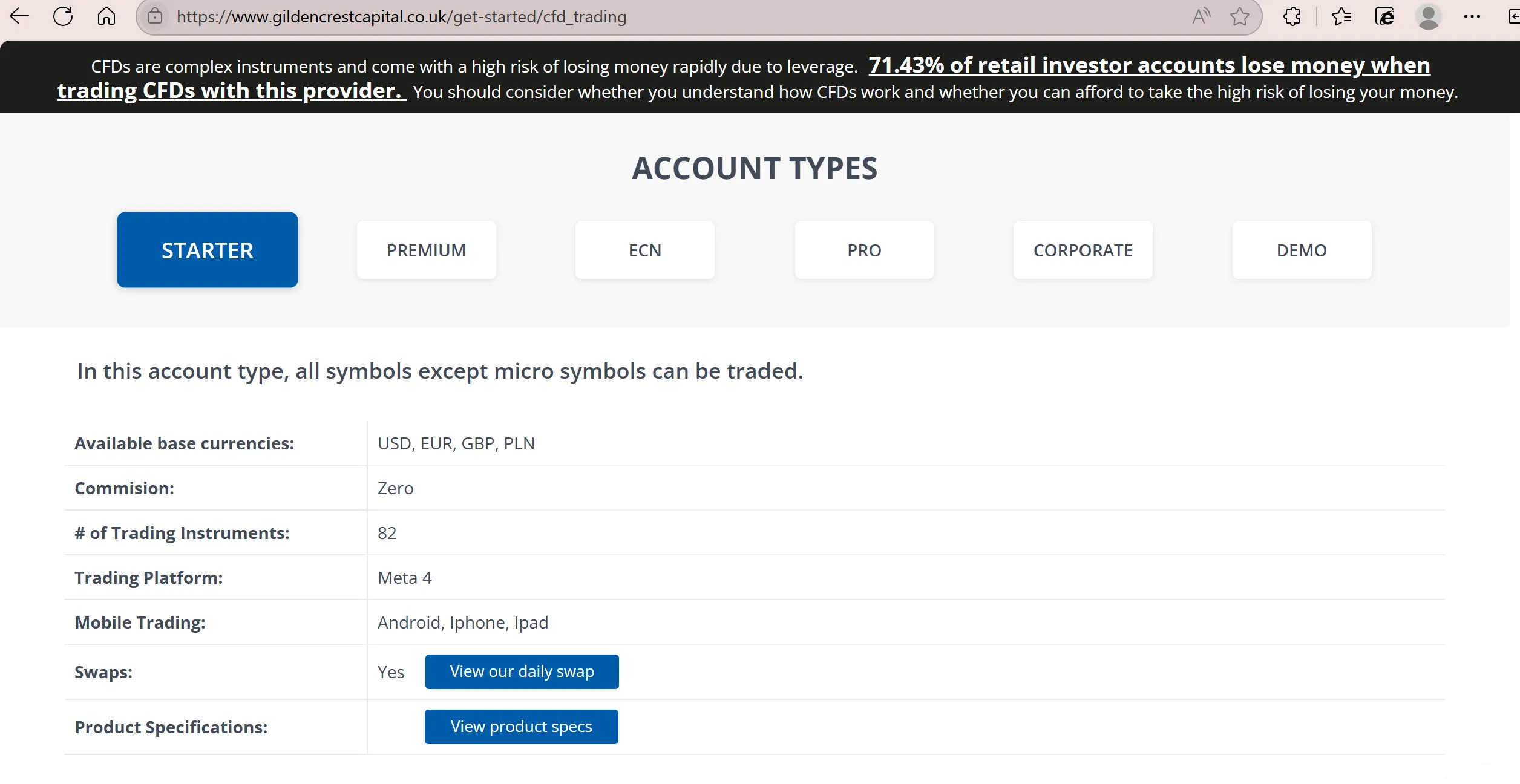 Account Types