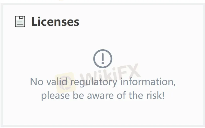 Pas de licence Pas de licence