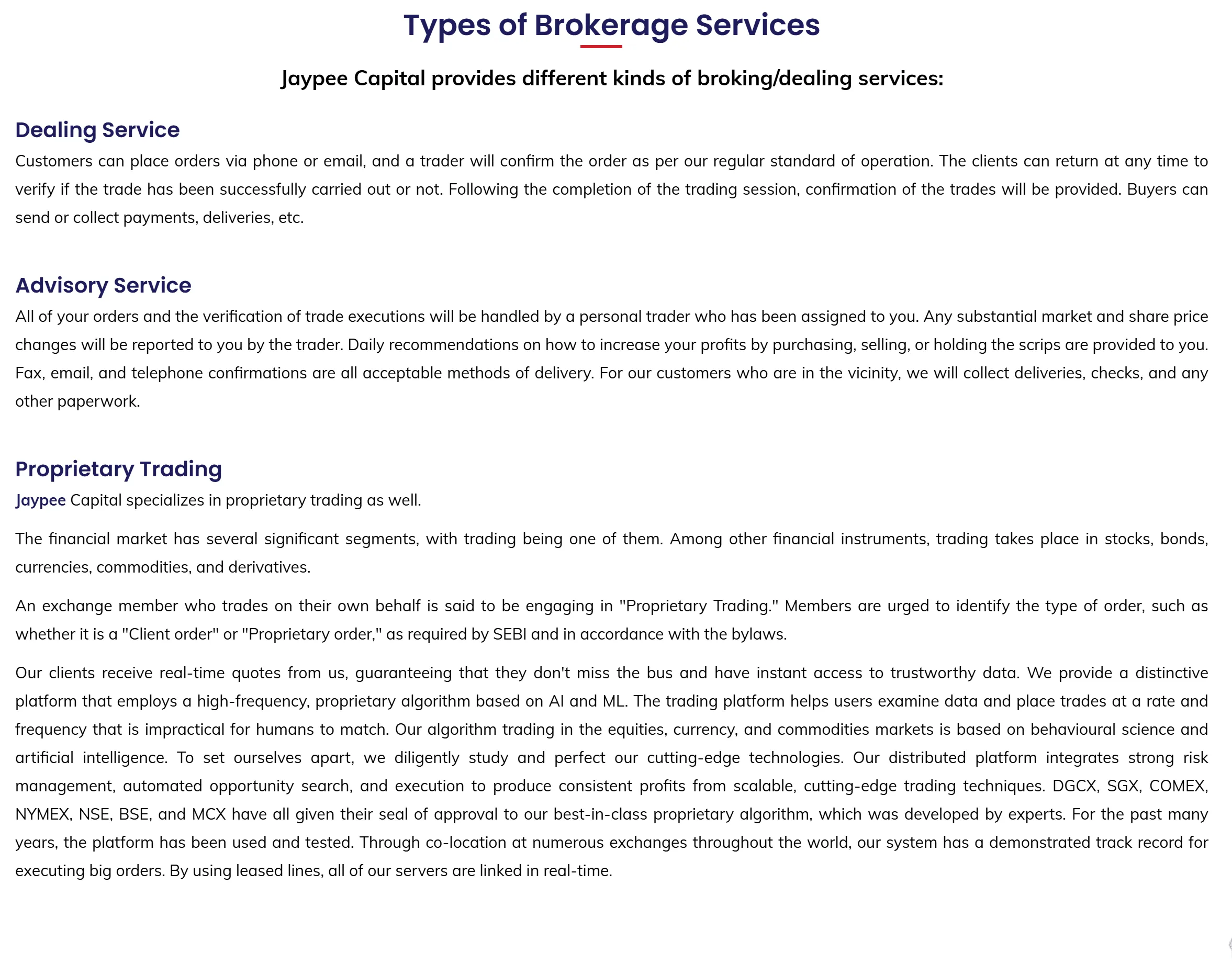 Services Services
