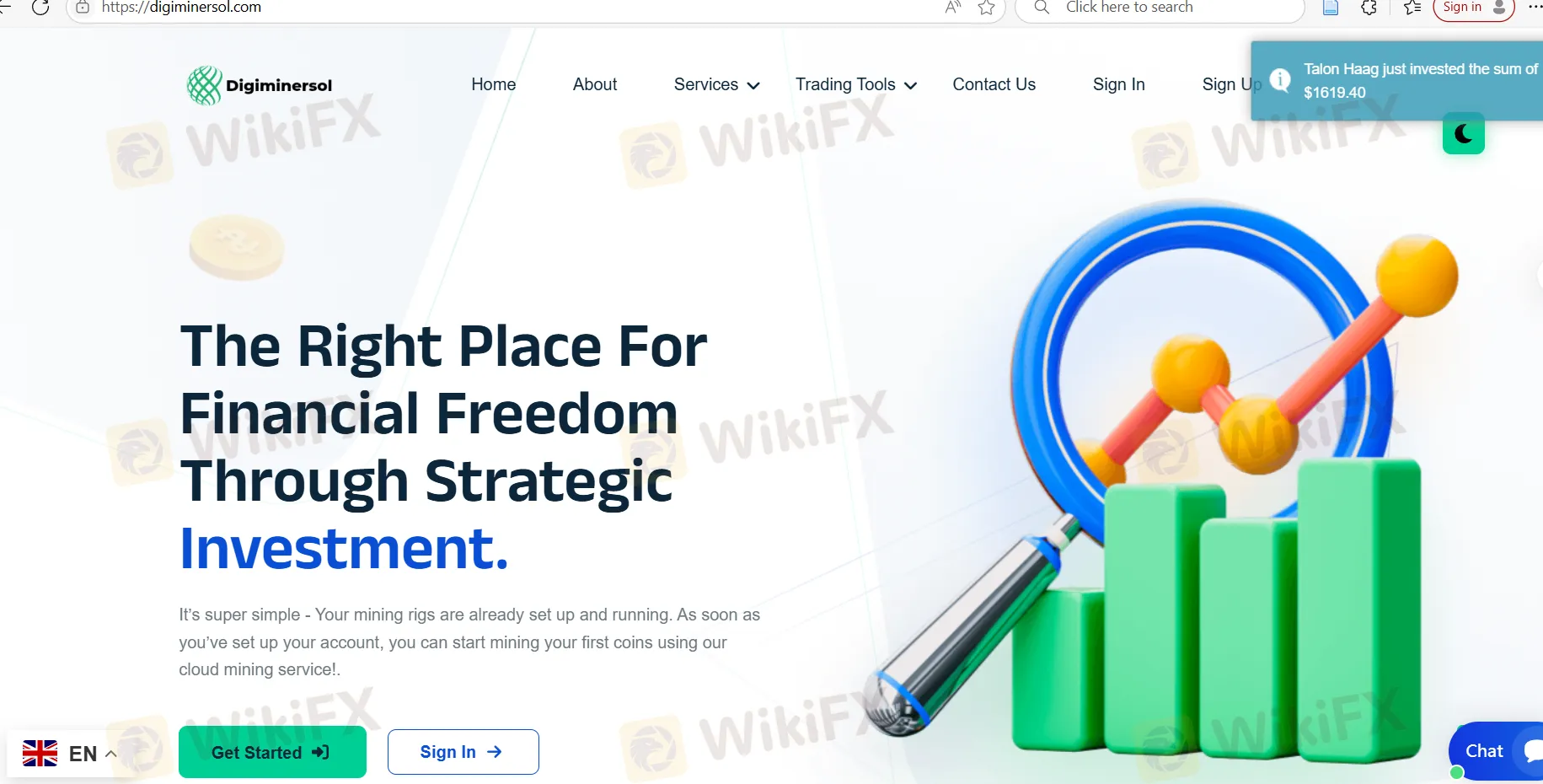 Digiminersol's homepage