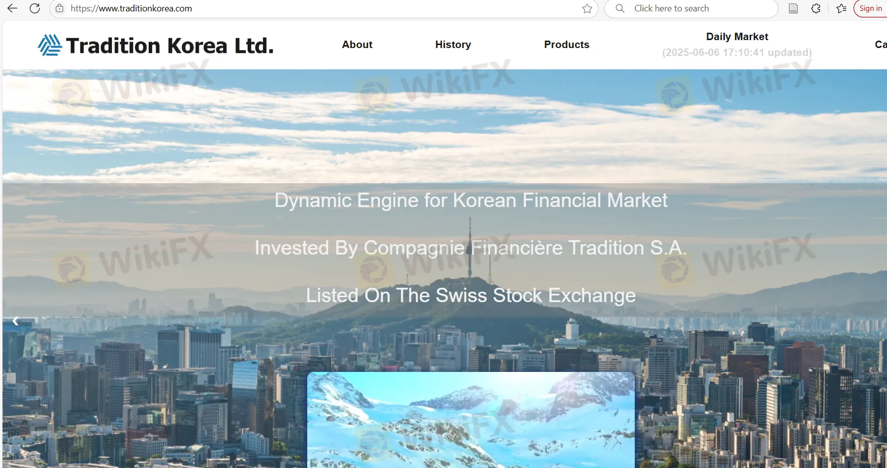 Tradition Information's homepage