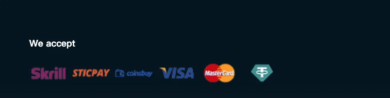 Payment options Payment options