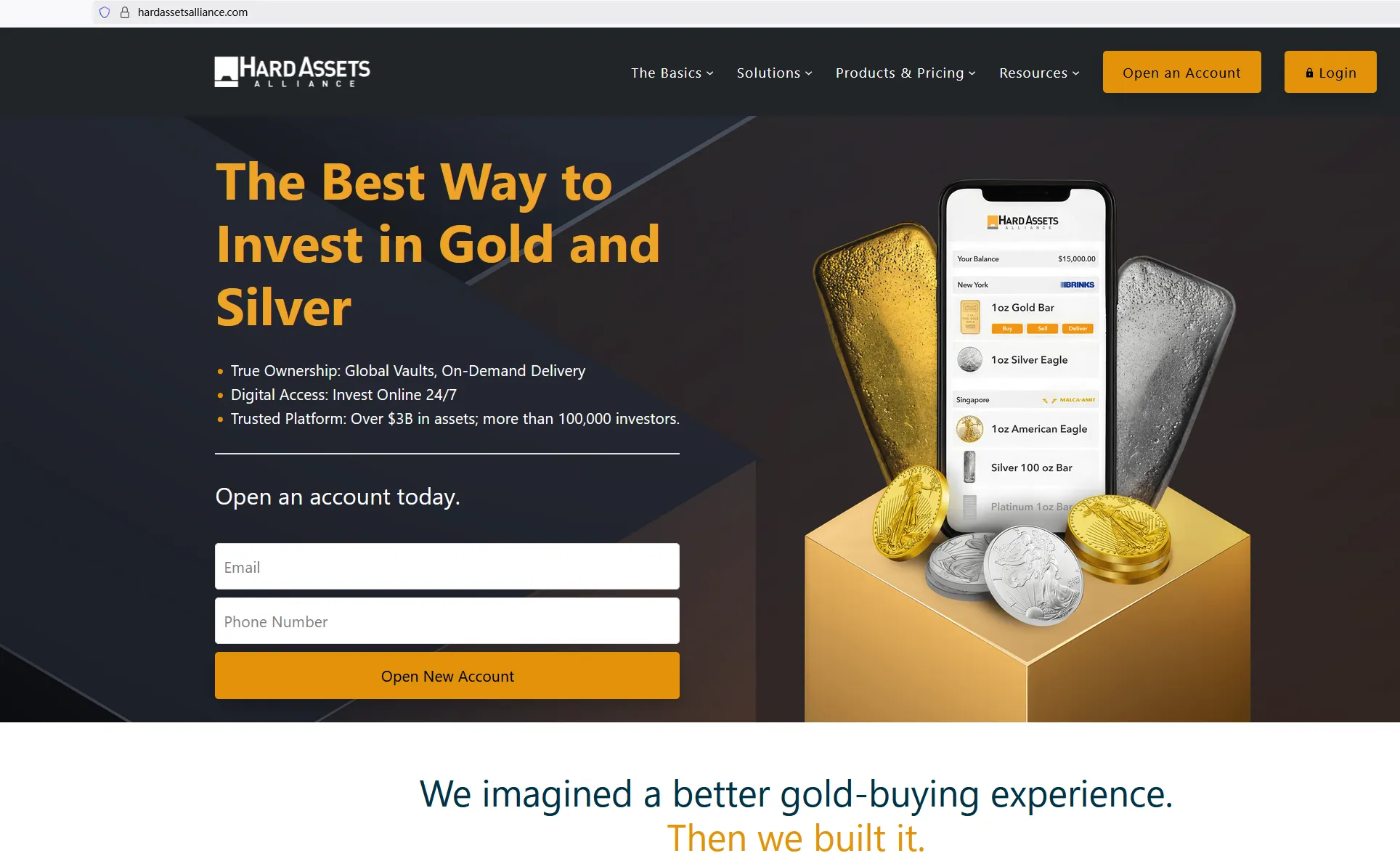 Hard Assets Alliance İttifak Bilgileri Hard Assets Alliance İttifak Bilgileri