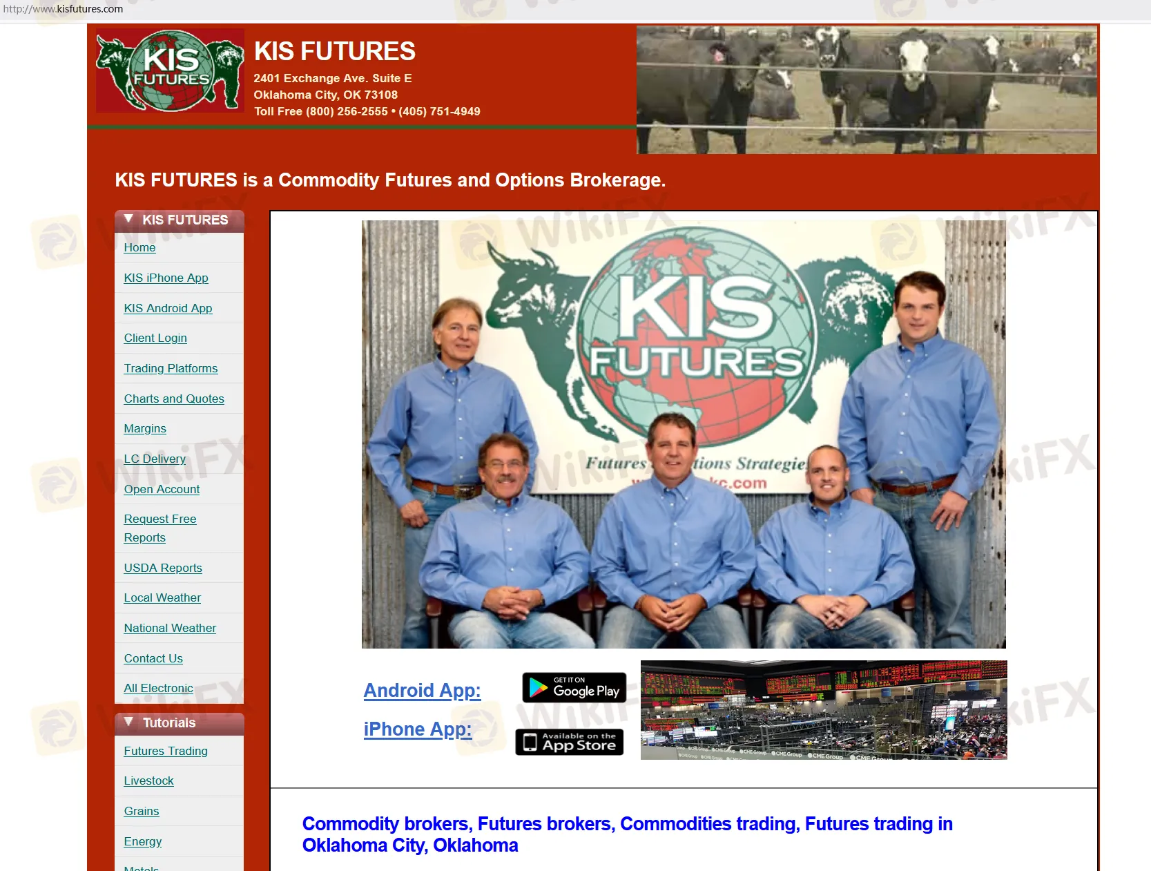 KIS FUTURES 信息 KIS FUTURES 信息