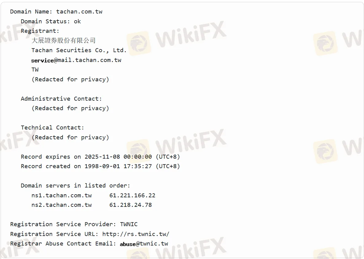 Domain information