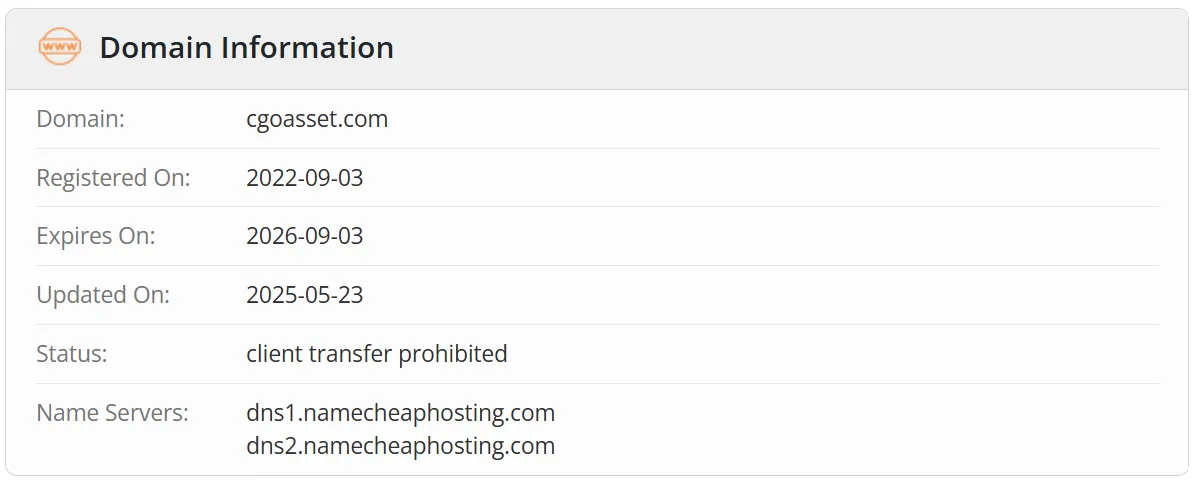Domain information Domain information