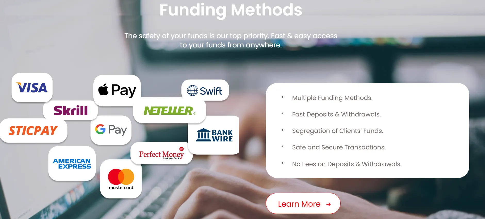 Payment options Payment options