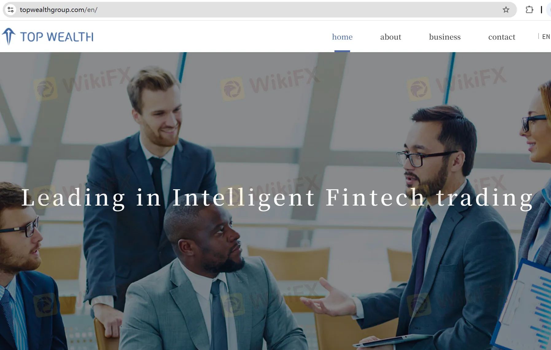 Top Wealth's homepage 