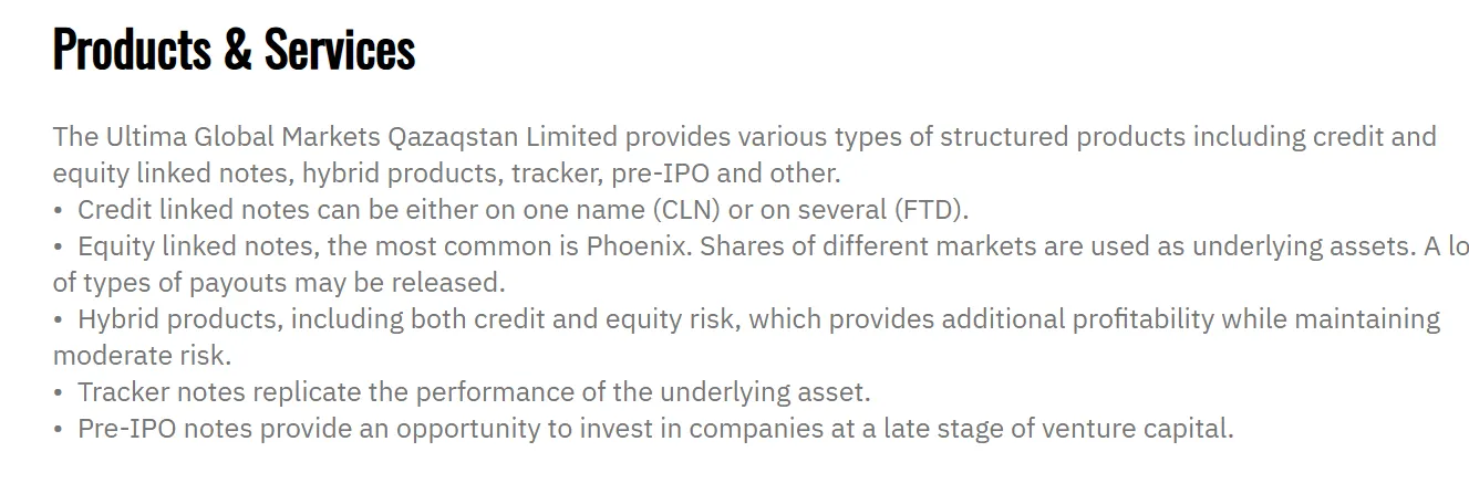 The Ultima Global Services The Ultima Global Services