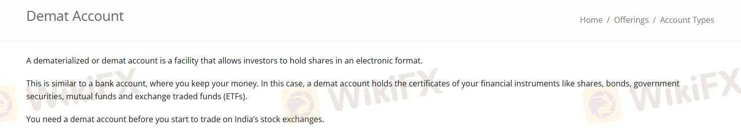 Demat account details