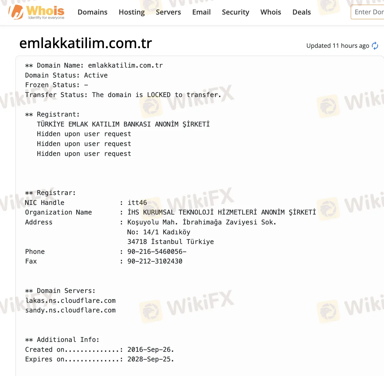 Domain information Domain information