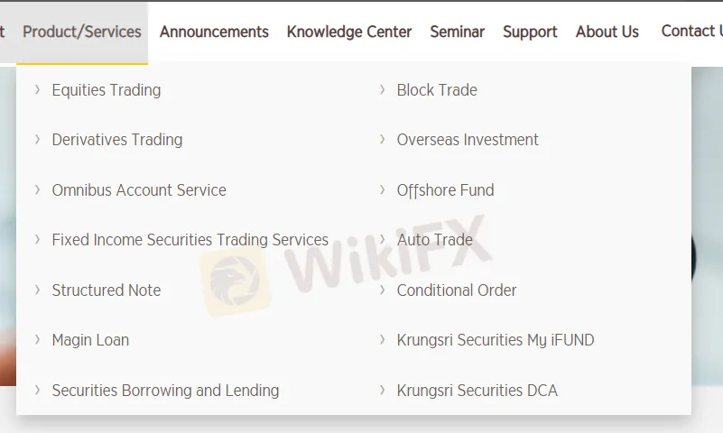 Products and Services