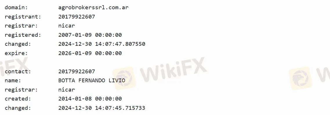 ข้อมูลโดเมน