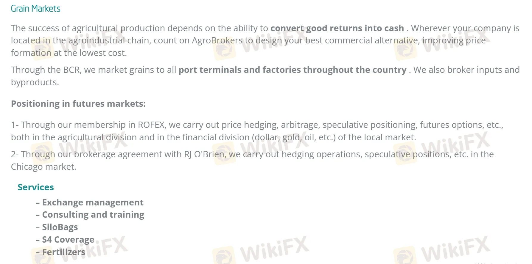 ตลาดธัญพืช