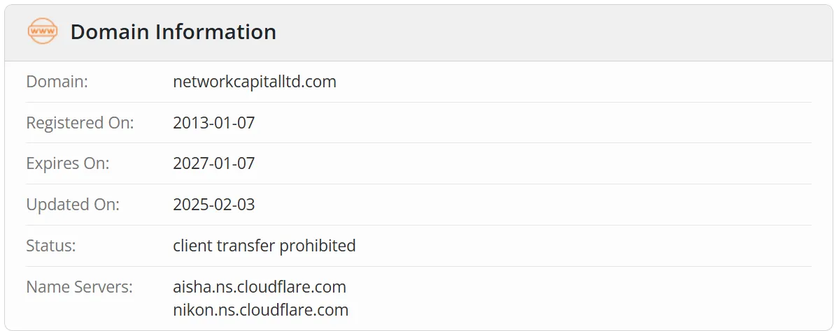 Domain information