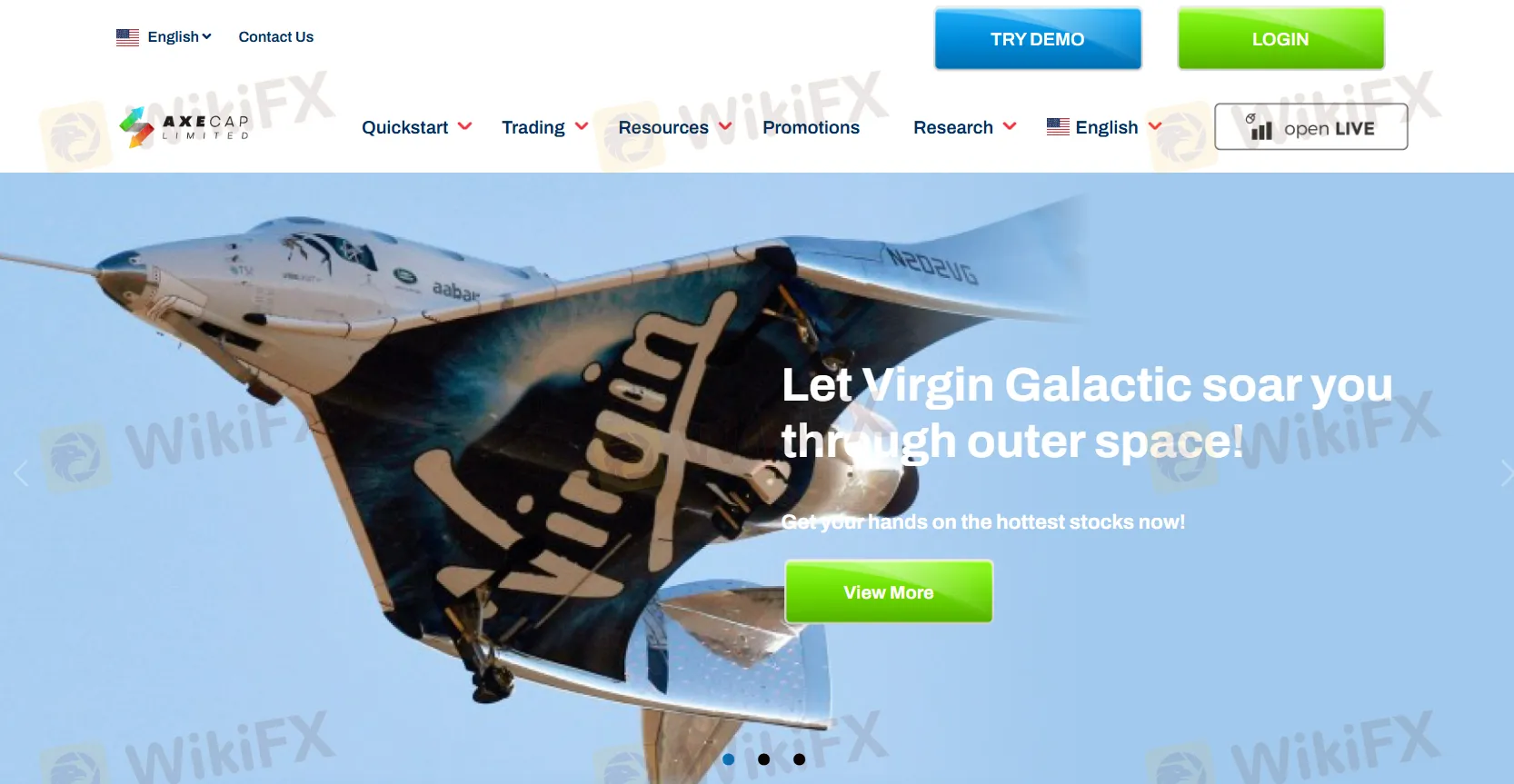 AxeCap's homepage