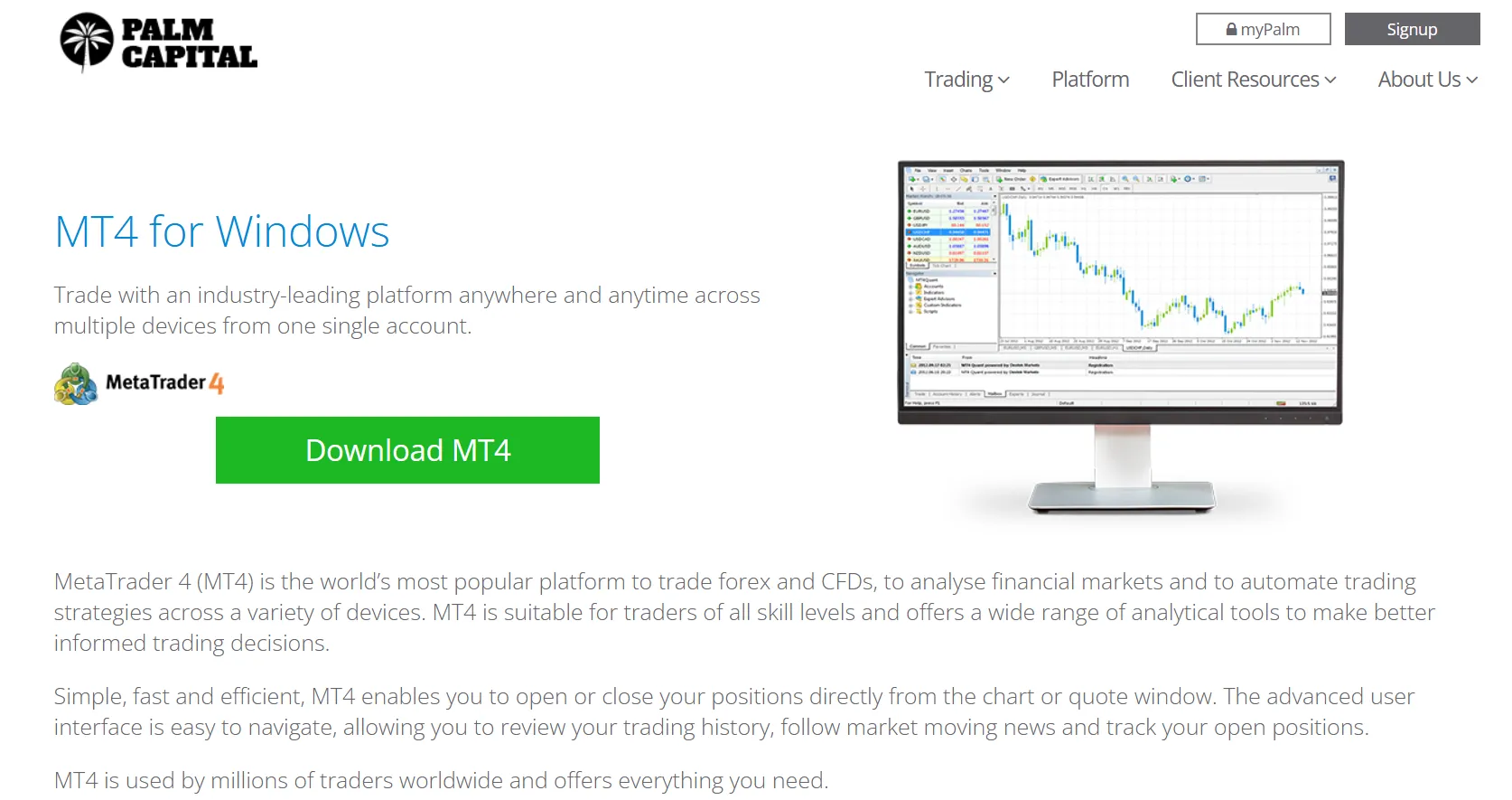 MT4 platform MT4 platform