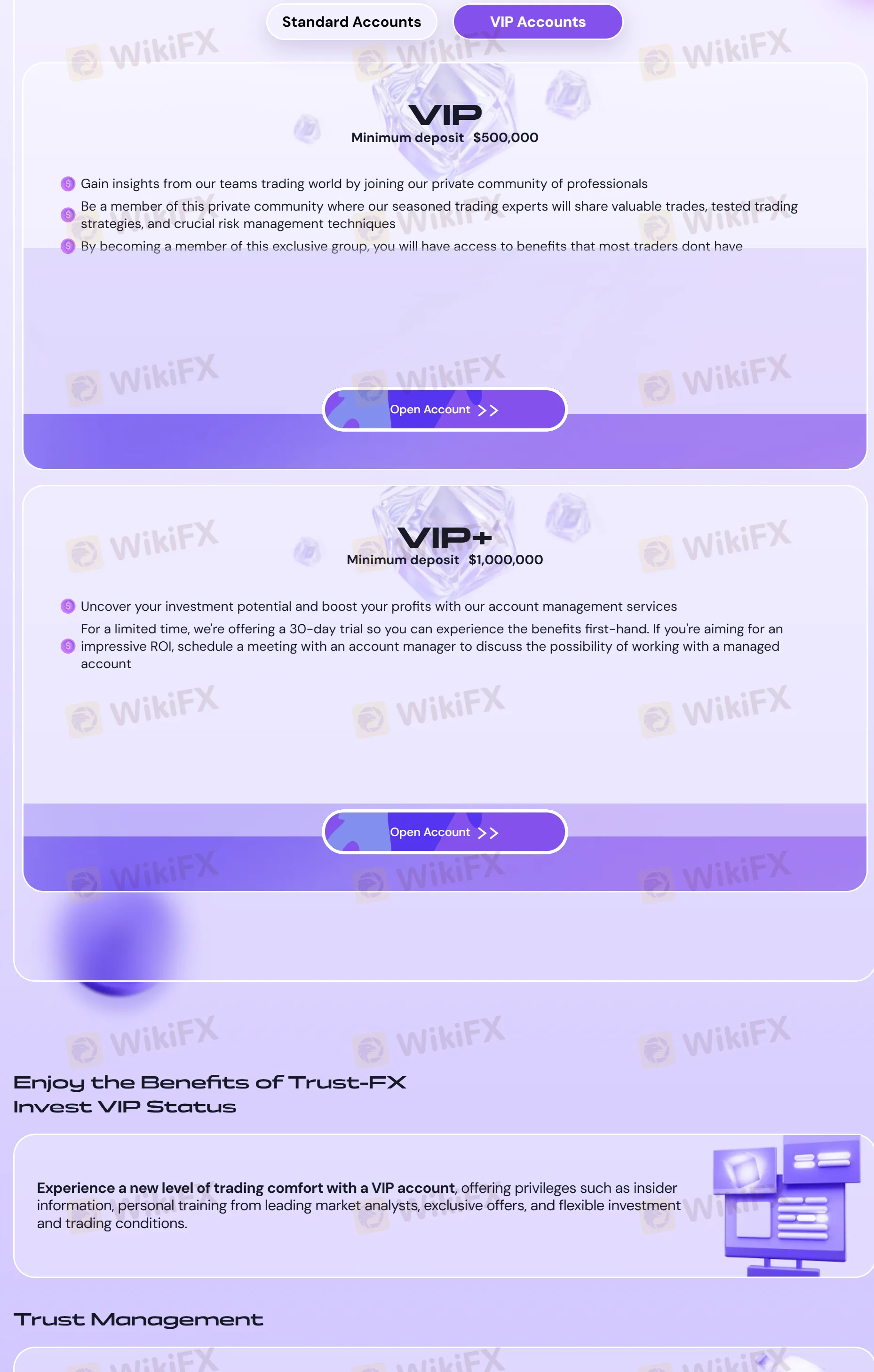 VIP accounts
