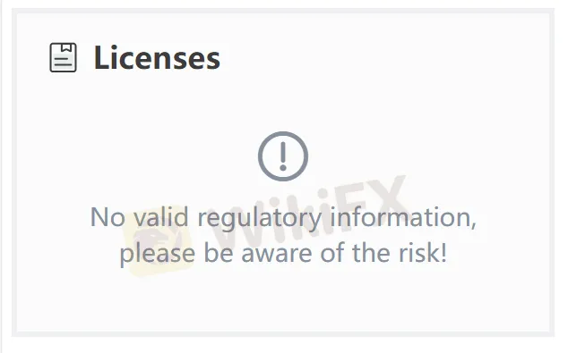 No license No license