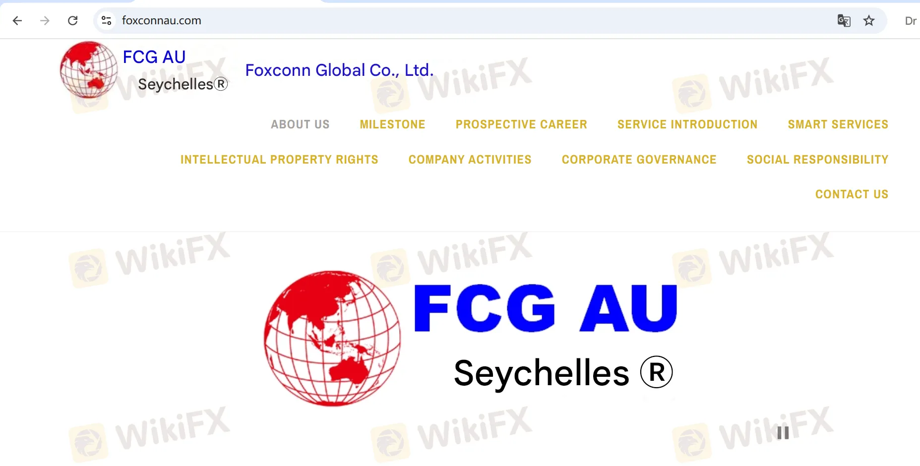 FOXCONN's homepage
