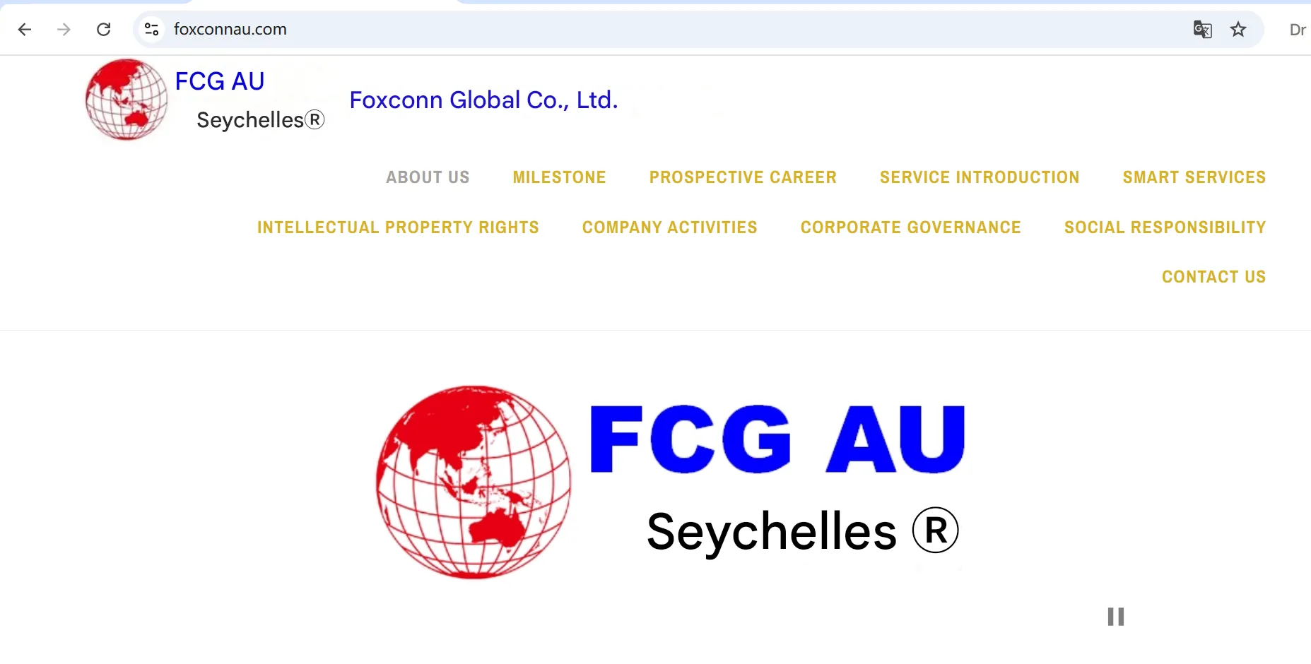 FOXCONN's homepage