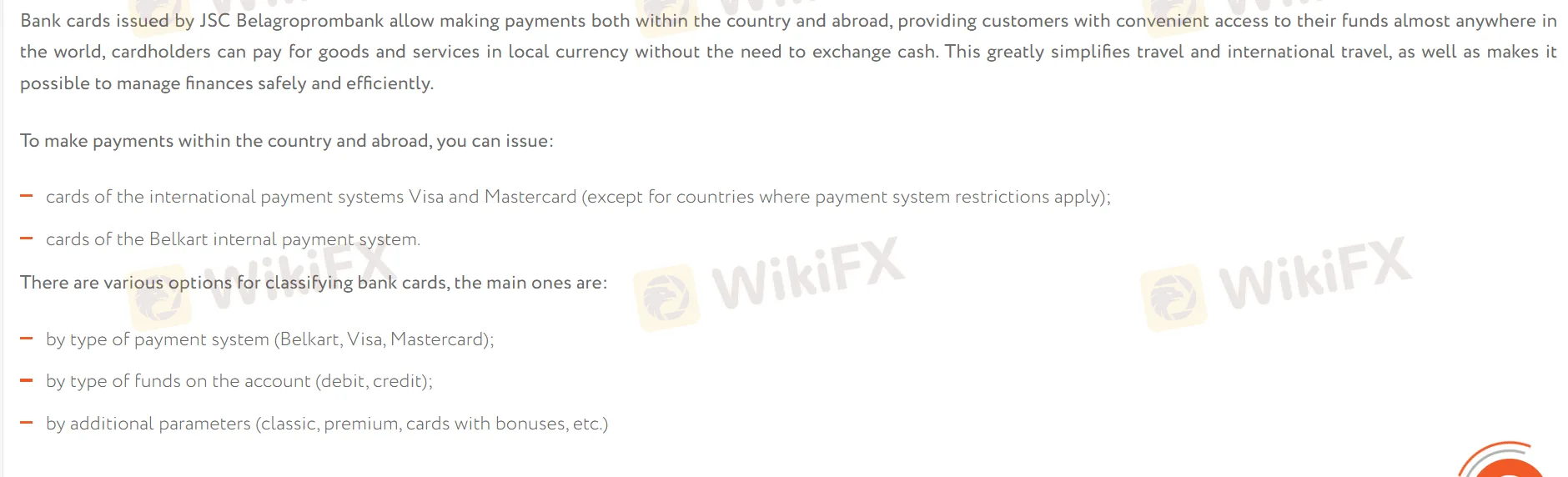 Payment methods Payment methods