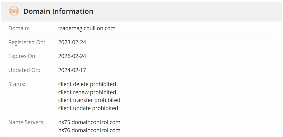 Domain information