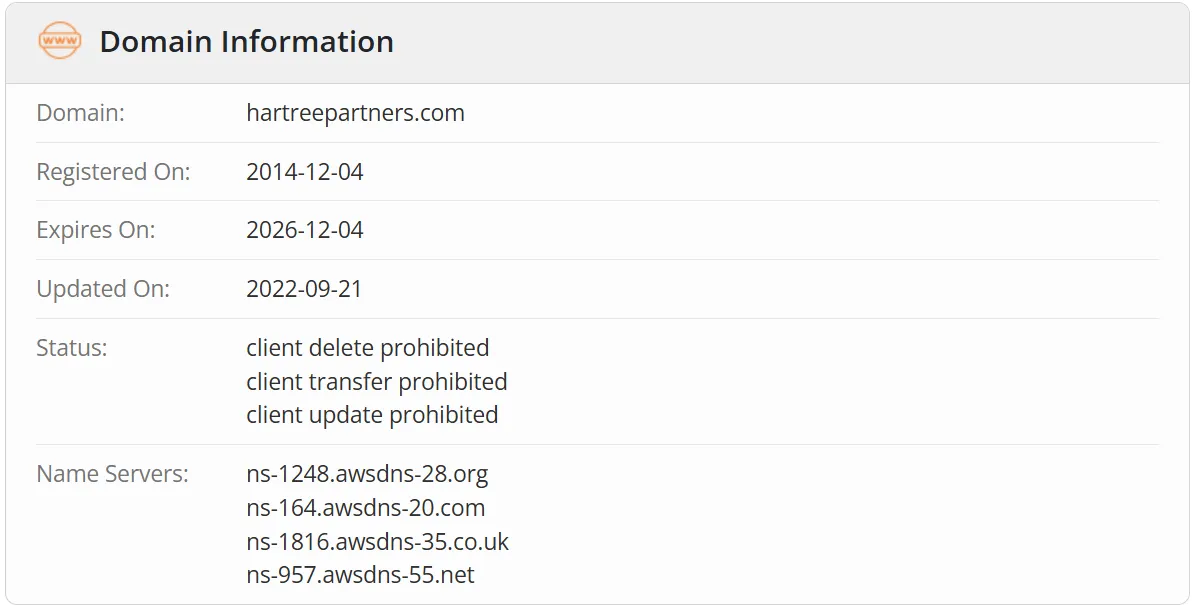 Domain information