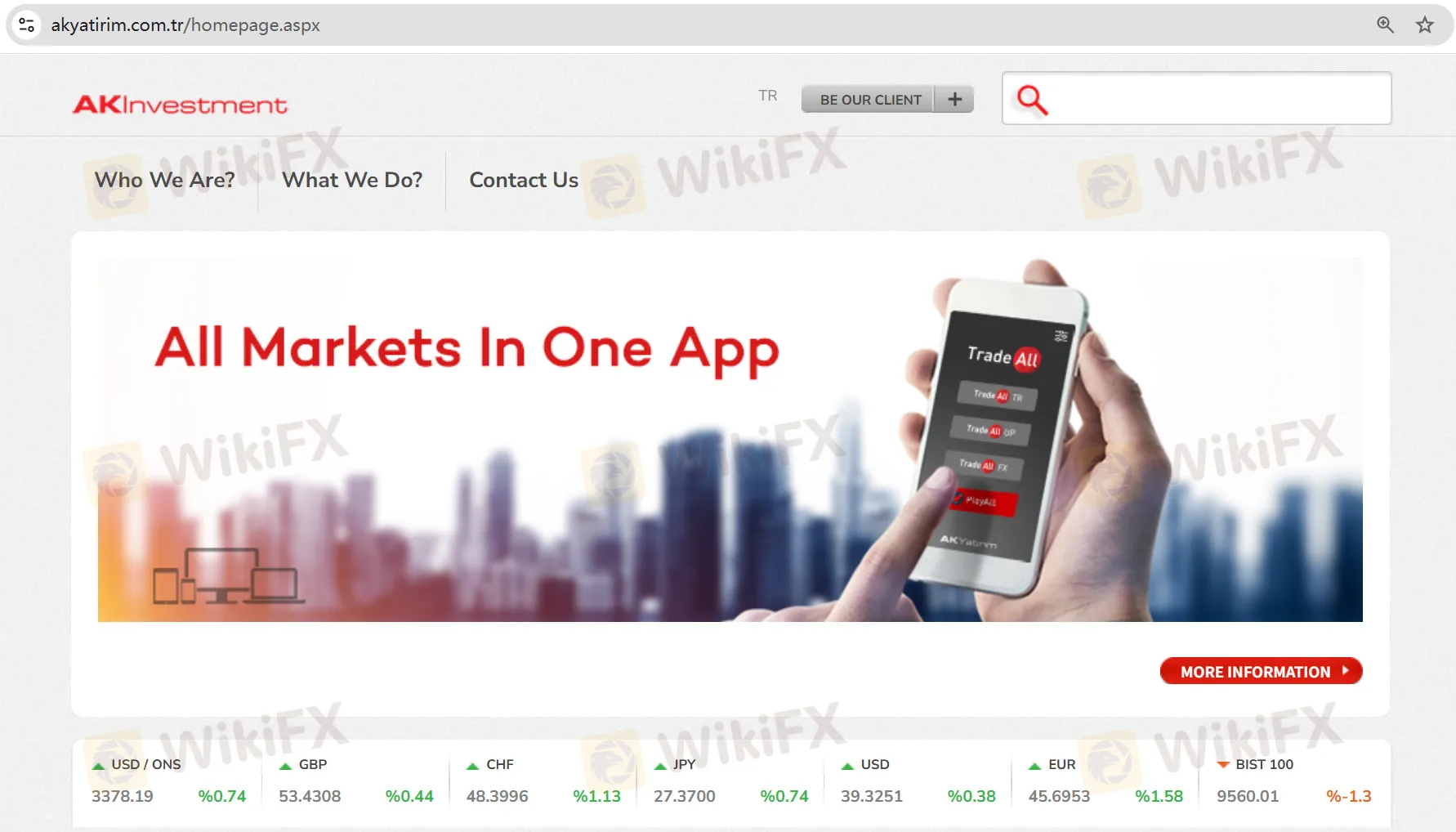 Ak Investment's homepage Ak Investment's homepage