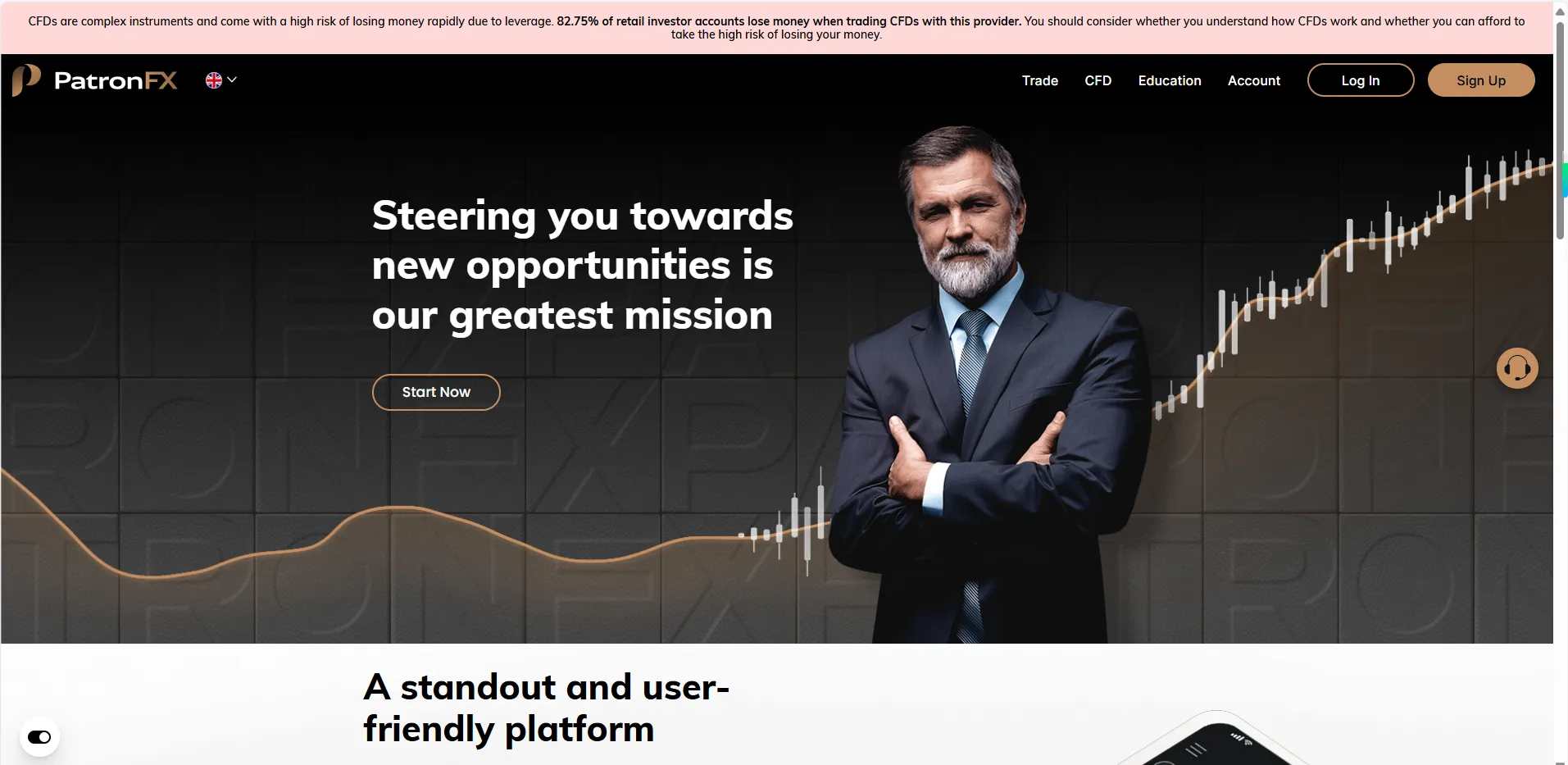 PatronFX's homepage