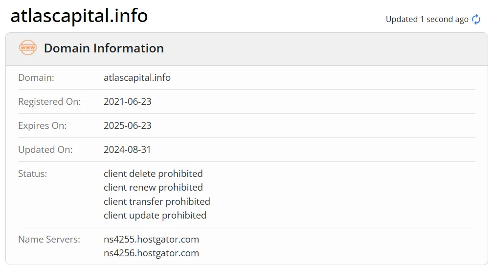 Domain information Domain information