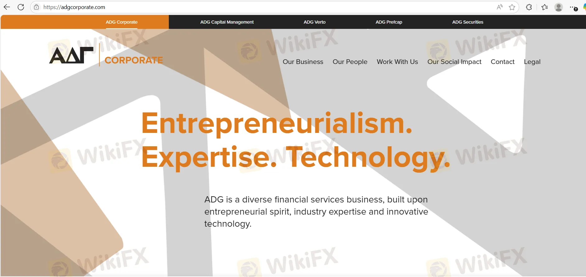 ADG's homepage