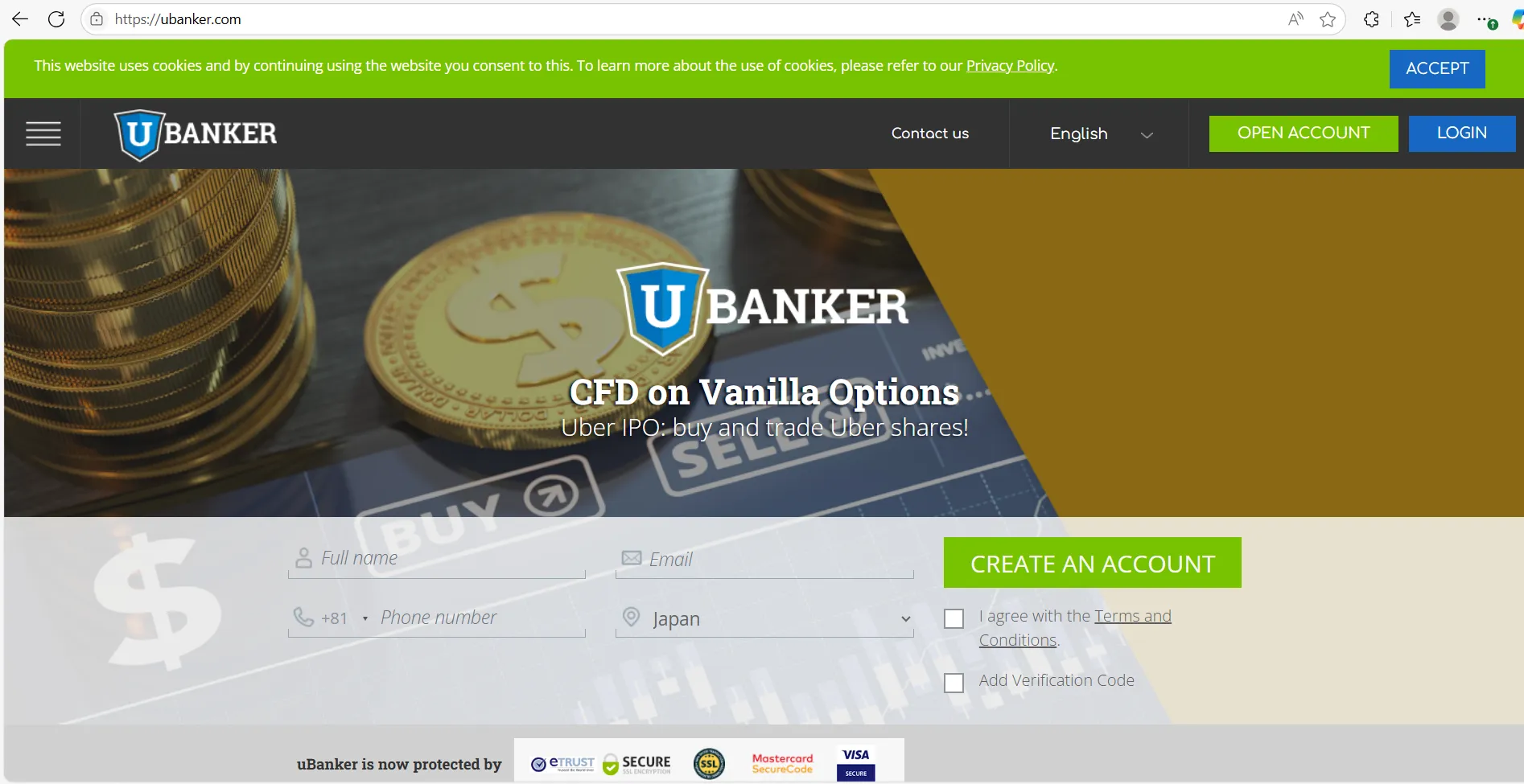 Información de UBanker Información de UBanker