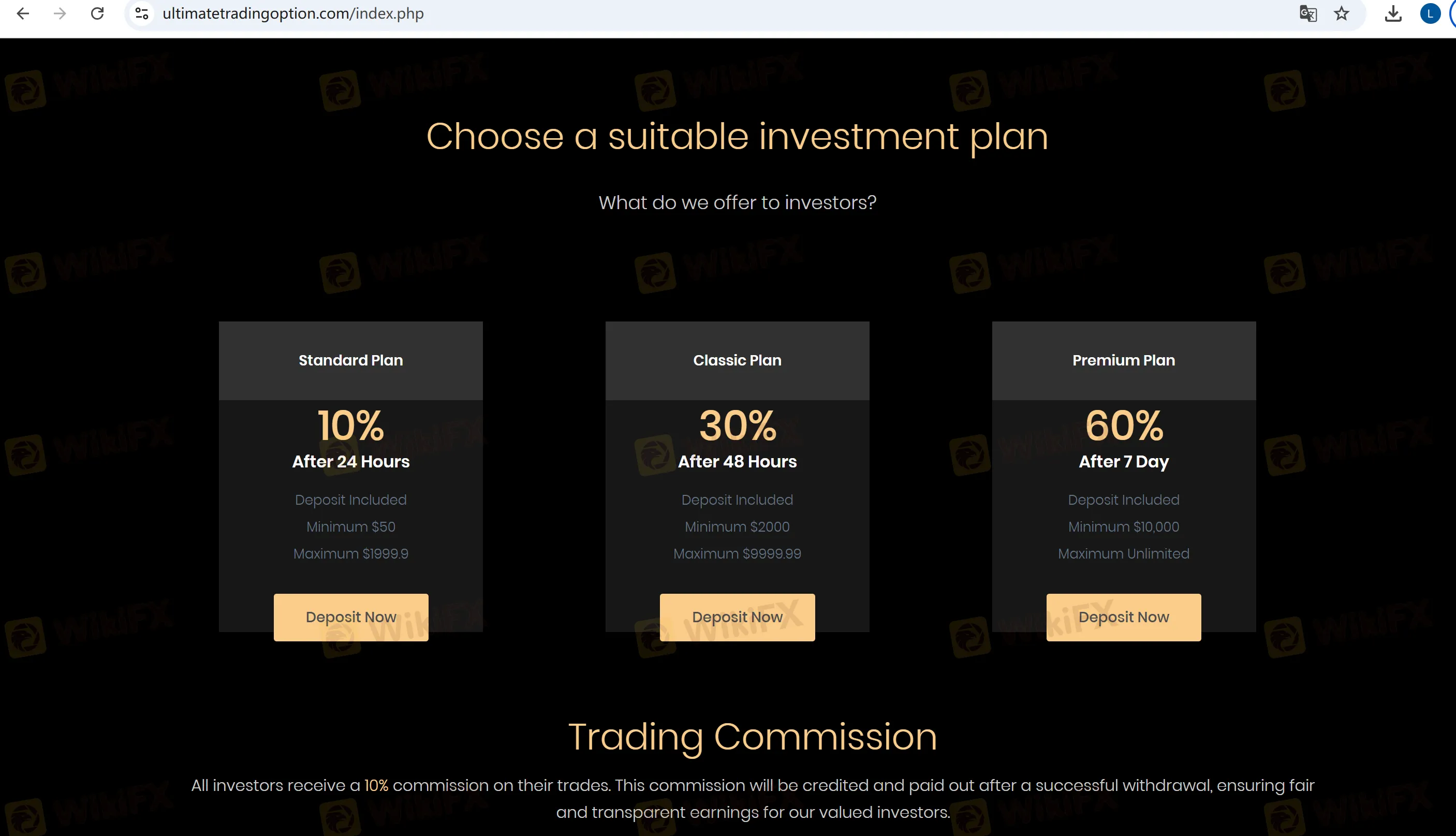 Investment Plan Investment Plan
