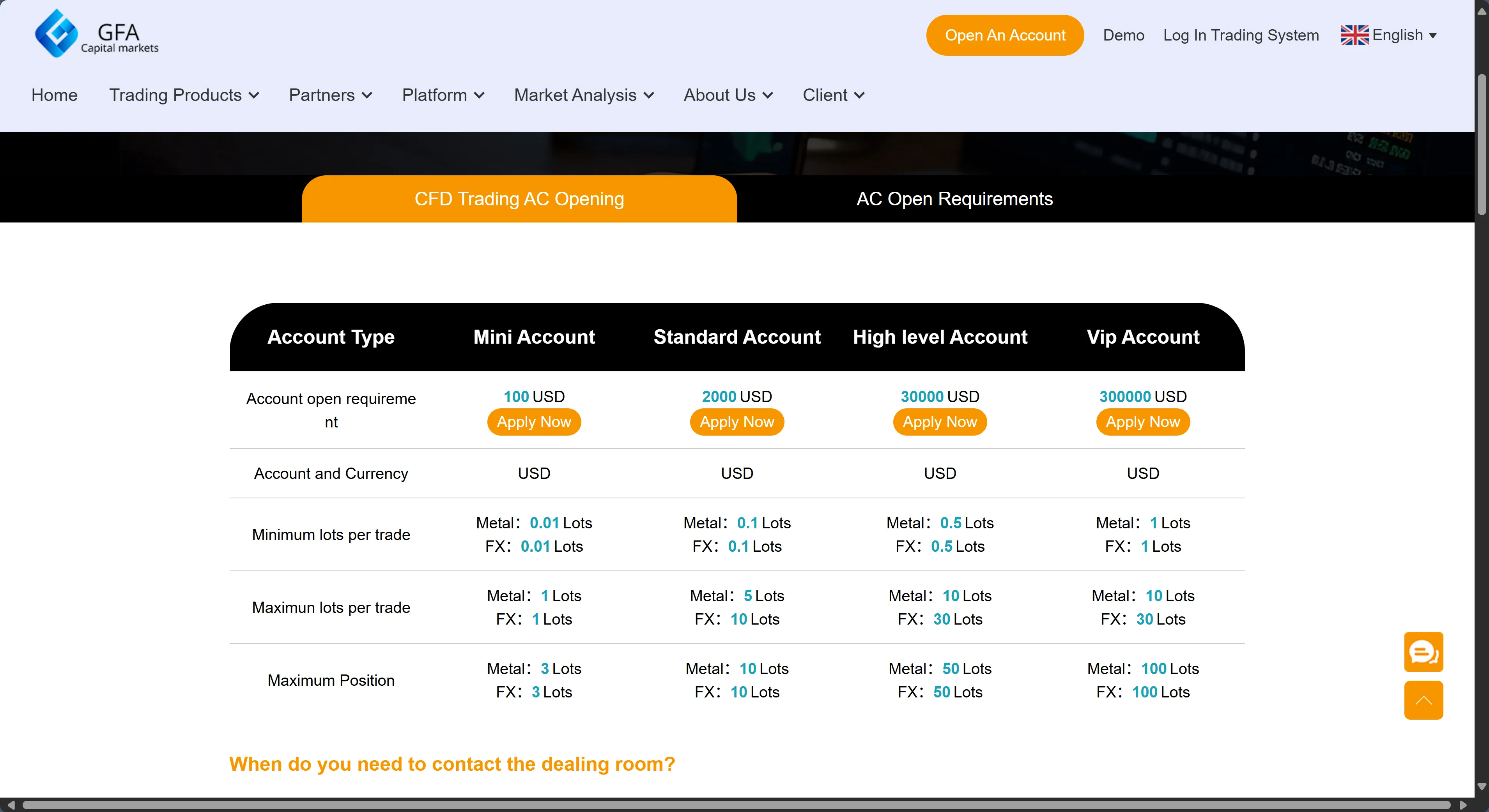Account Types