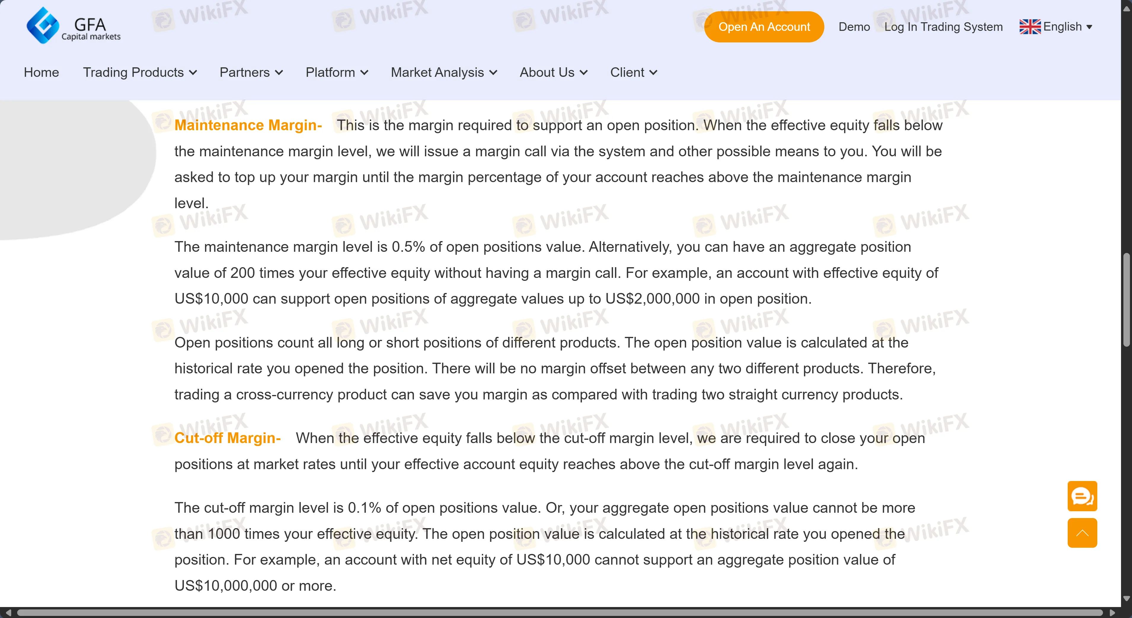 GFA Capital Markets LTD Fees GFA Capital Markets LTD Fees
