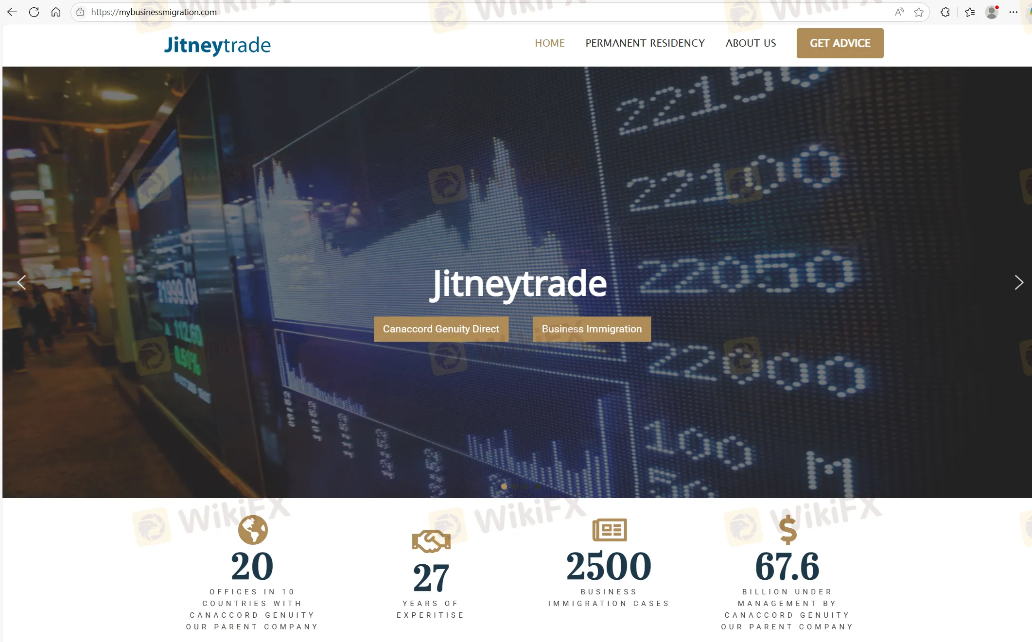 Jitneytrade's homepage