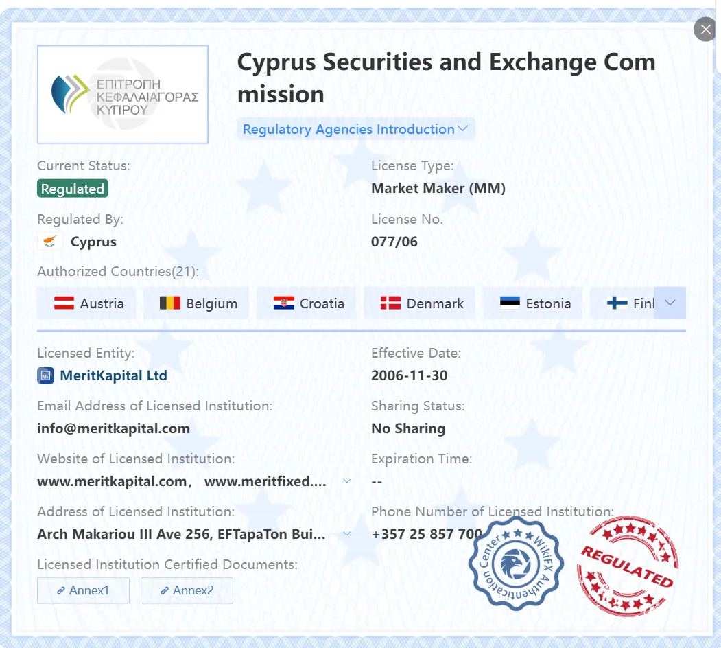 Regulated by CySEC Regulated by CySEC