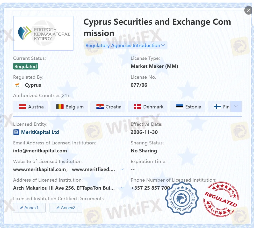 Regulated by CySEC Regulated by CySEC