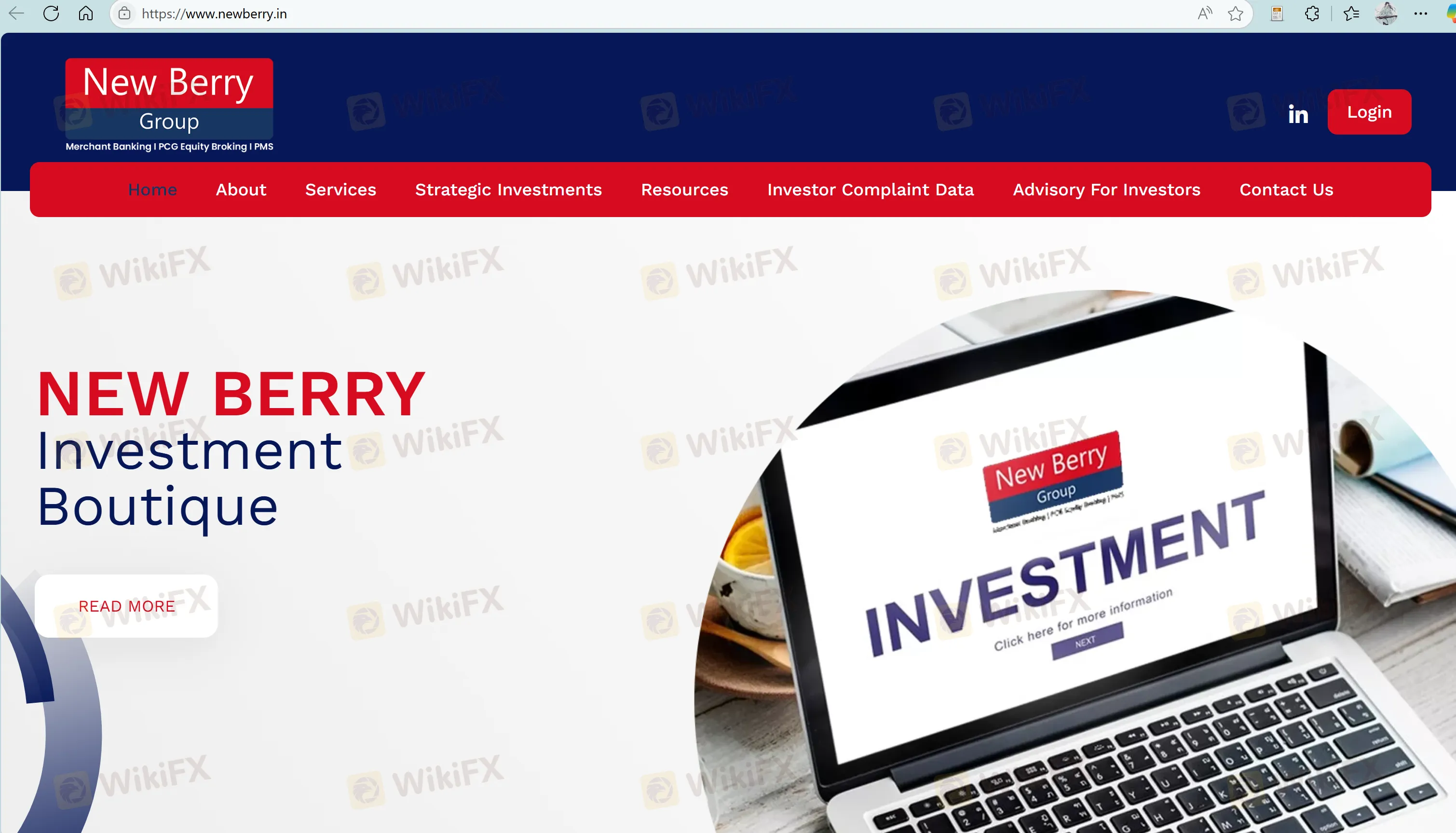 New Berry's homepage New Berry's homepage