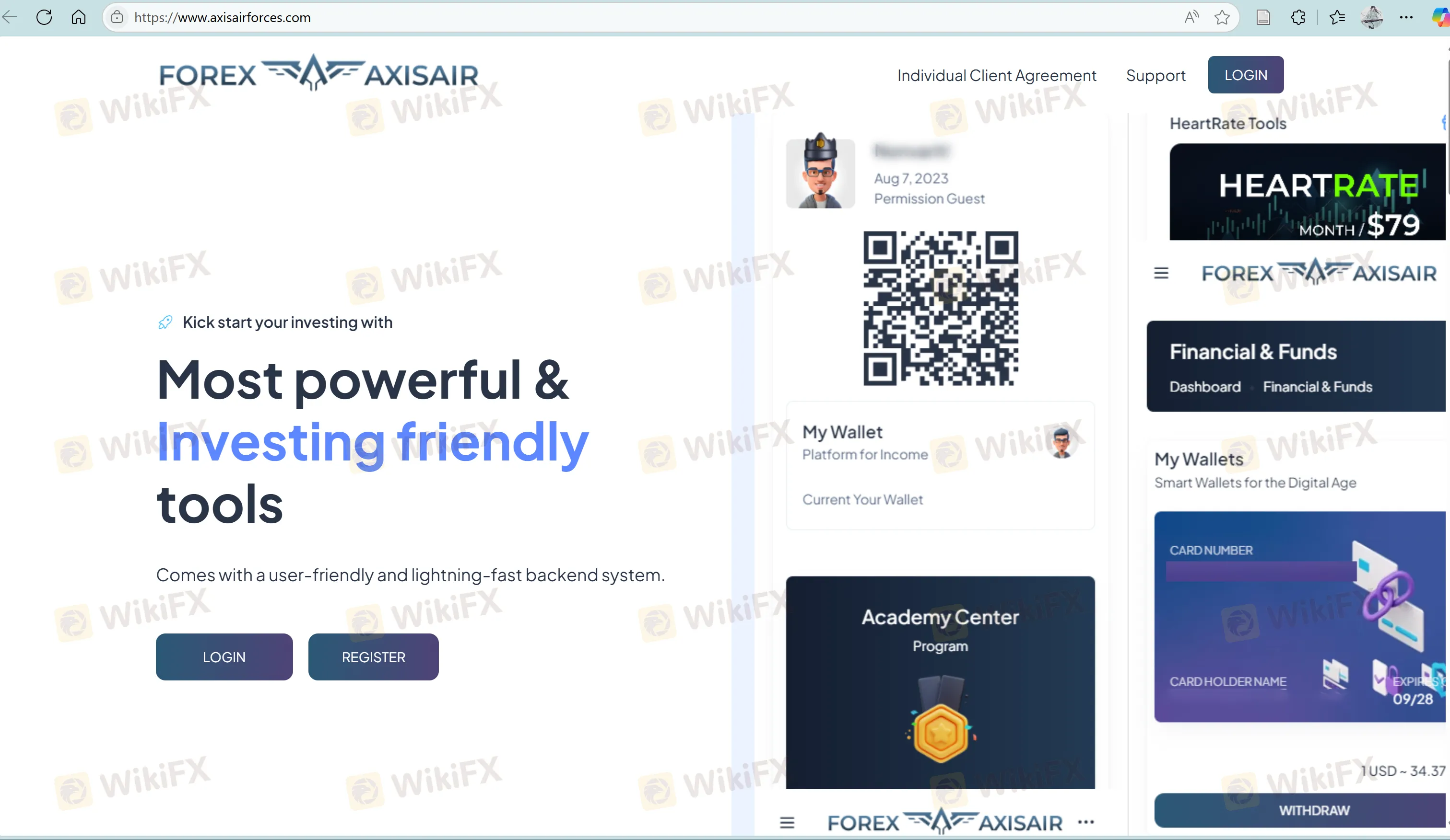 AxisAir Forces' homepage